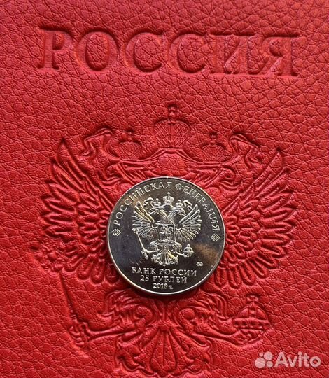 Юбилейная монета 25 рублей. FIFA 2018