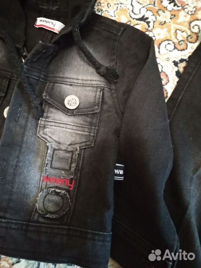 Джинсовая куртка и джинсы на мальчика Турция