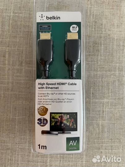 Провод hdmi Belkin 1m в упаковке