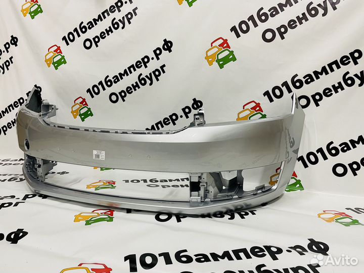 Бампер передний skoda rapid 2018 цвет Серебристый