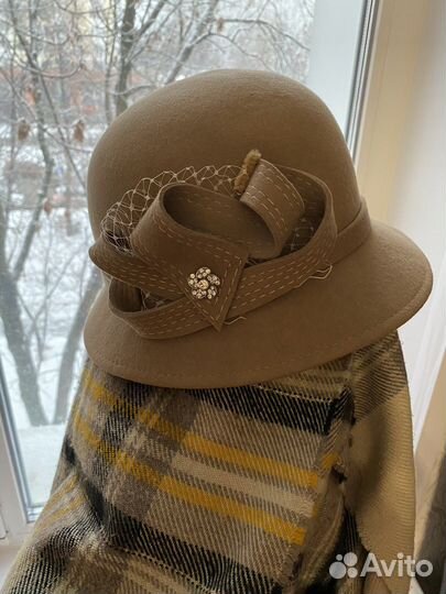 Шляпа фетровая женская