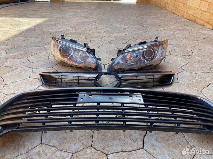 Оригинальные адаптивные фары камри 55