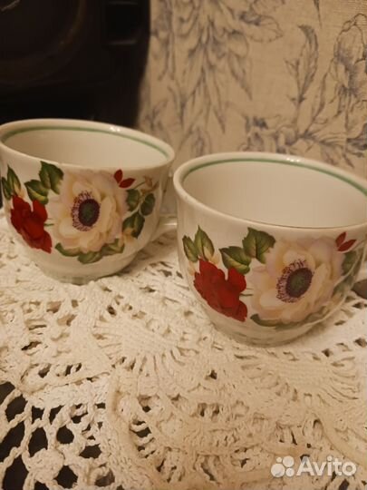 Чашки фарфор роспись СССР