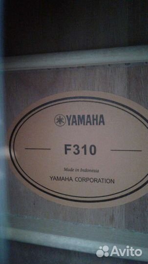 Акустическая гитара yamaha f310 новая