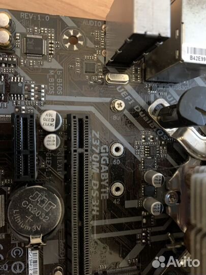 Материнская плата LGA1151 v2, 9100f, DDR4 3777