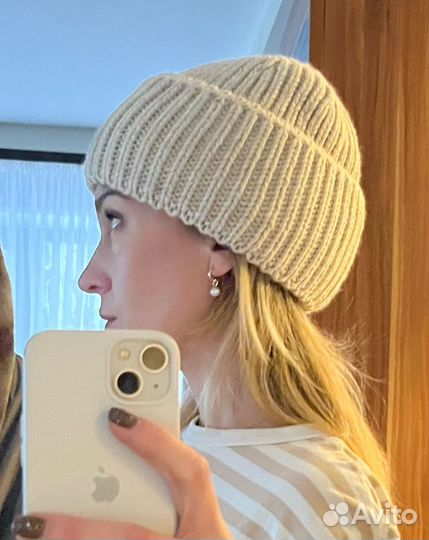 Шапка бини зимняя утеплëнная на флисе