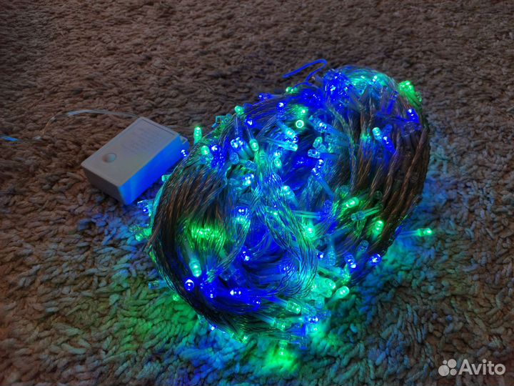 Гирлянда, светодиодная для уличного декора