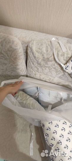 Бортики в детскую кроватку бу