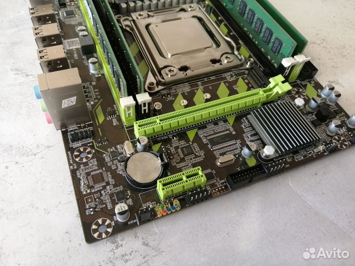 Комплект X79 xeon E5-2650v2 + Atermiter X79 + 8gb