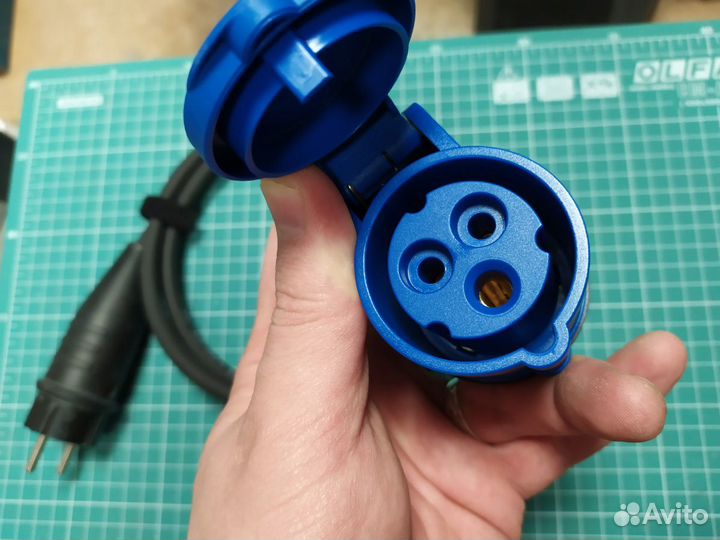 Переходник адаптер Sсhuko на CEE 16A 1.5м