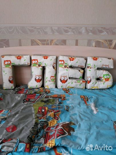 Подушки из плюша