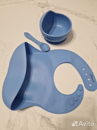 Набор детской силиконовой посуды