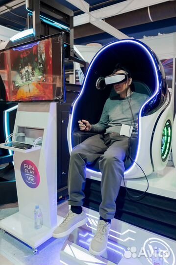 Аттракцион VR Crazy Egg 10D двухместный