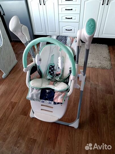 Стульчик для кормления трансформер-качеля