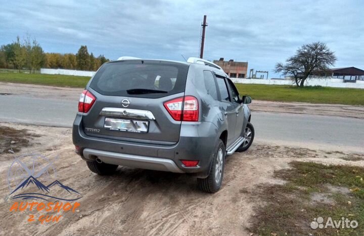 Пороги на Ниссан Терано «Эстонец» (серебро)