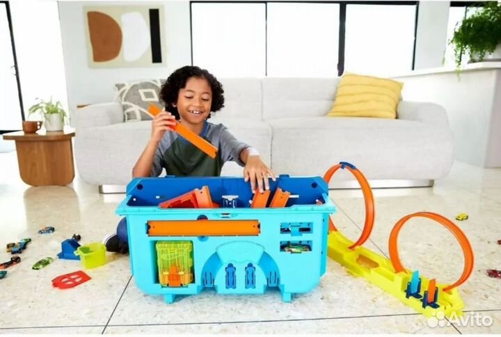 Конструктор Hot Wheels Track Трасс Мега пуск