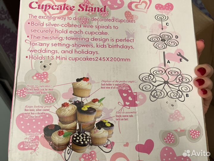 Металлическая подставка для капкейков