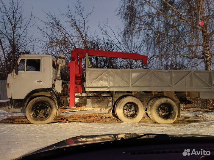 Бортовой грузовик КАМАЗ 5320 с КМУ UNIC, 1989