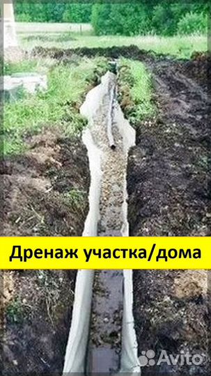 Дренаж участка
