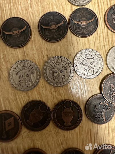 Монетки из пятерочки(магнит)