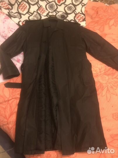 Плащ утепленный мужской