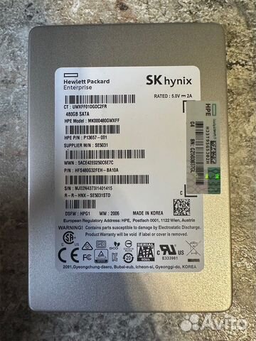 SSD HPE SK Hynix 480Gb 2.5