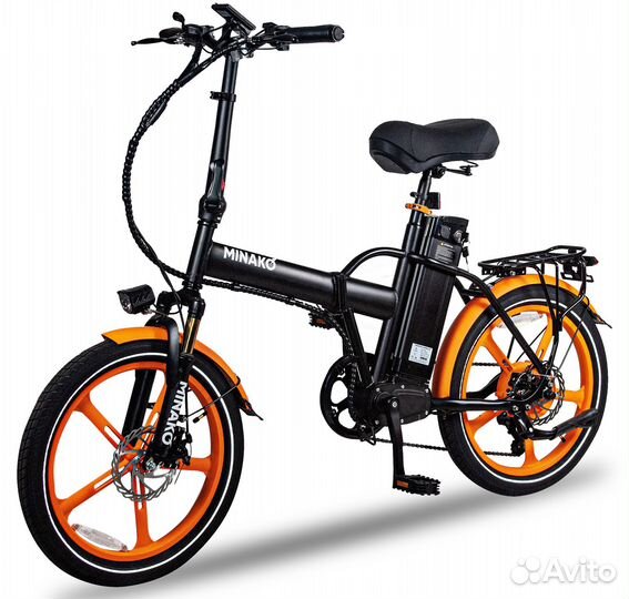 Электровелосипед Minako Street (Оранжевый)