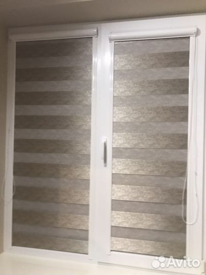 Рулонные шторы в спальню №1