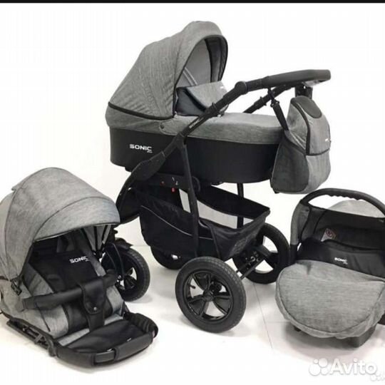 Коляска 3 в 1 sonic