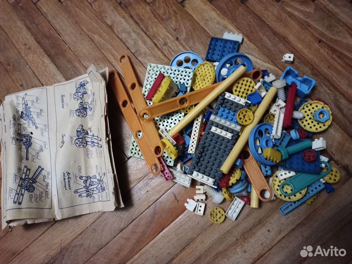Ретро конструктор игрушка СССР разный