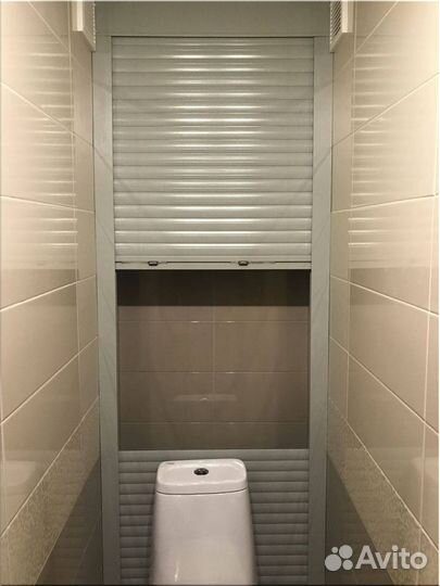 Рольставни для туалета сантехнические