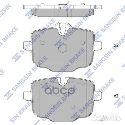 Колодки торм.дисковые Hi-Q BMW 523i (F11) 10- R