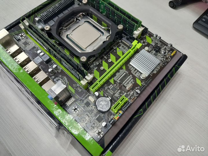 Связка 12 Ядер E5-2630L 2,50Tb+мать X79+8Gb