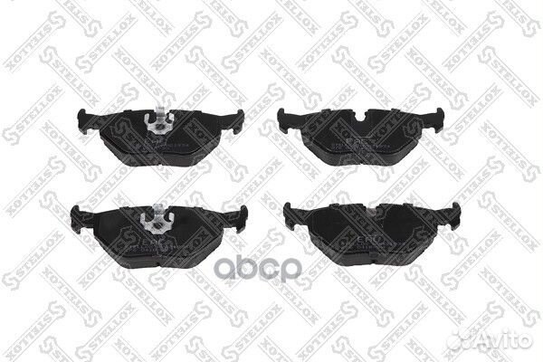 276 041BSX колодки дисковые задние с антискрип