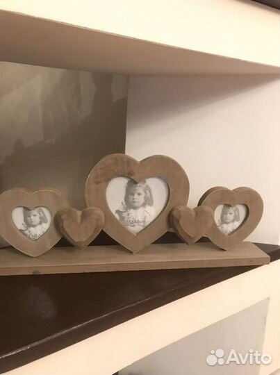 Деревянная фоторамка в стиле Прованс или винтаж