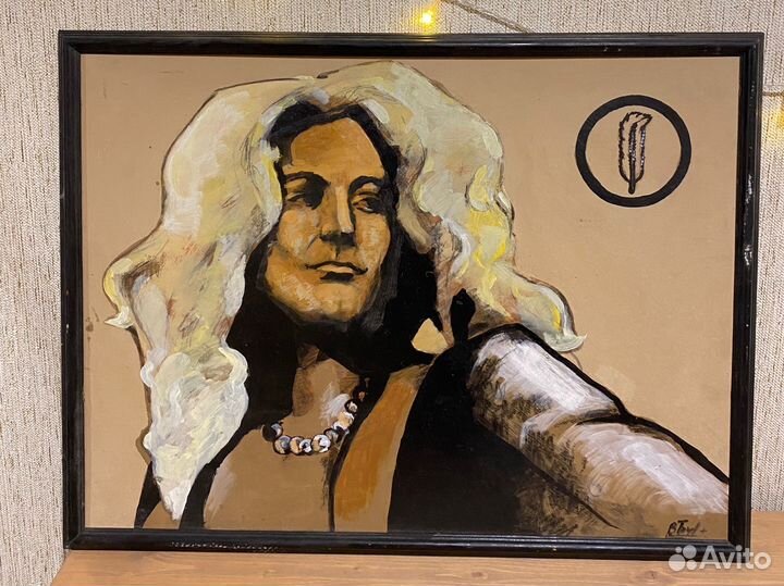 Картина маслом портрет Роберта Планта