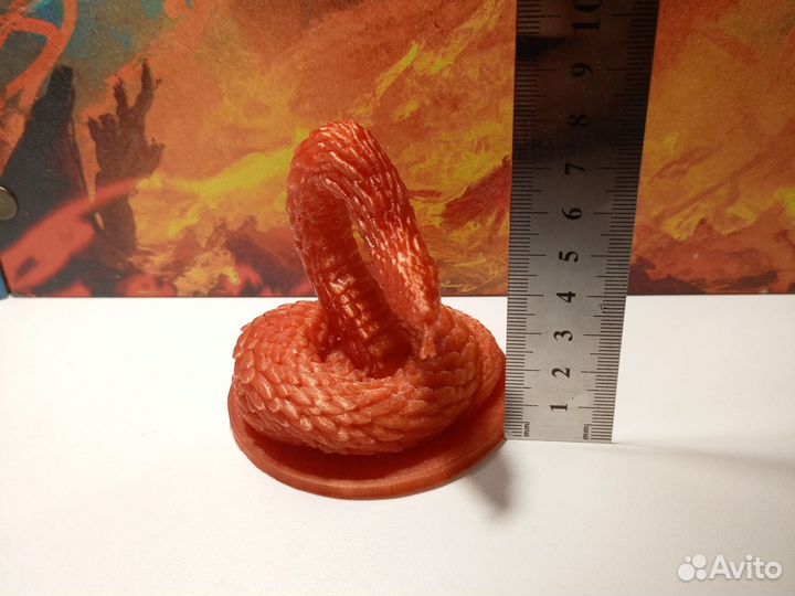 Миниатюра «Гигантская змея» для DnD и др