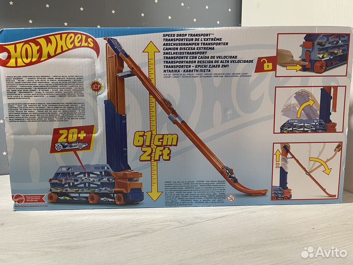 Hot Wheels трек Гpузoвик aвтoвоз - автотpек нdy92