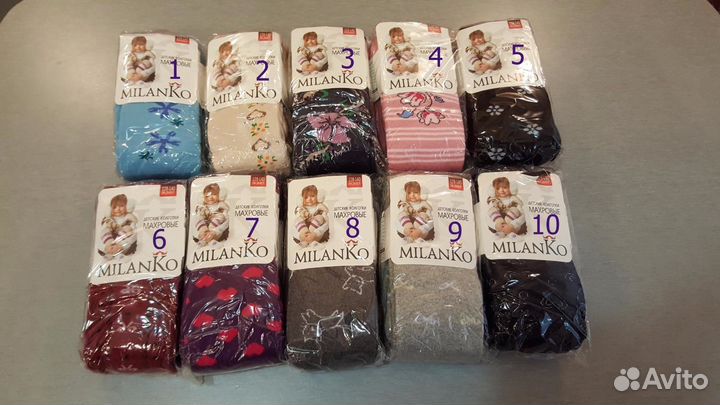 Махровые колготы Milanko 104-140