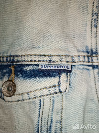 Джинсовая куртка женская Superdry оригинал