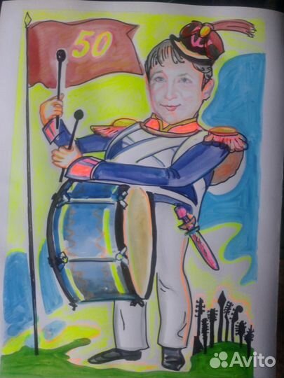 Рисунок Вашего портрета по фото и с натуры. Шарж