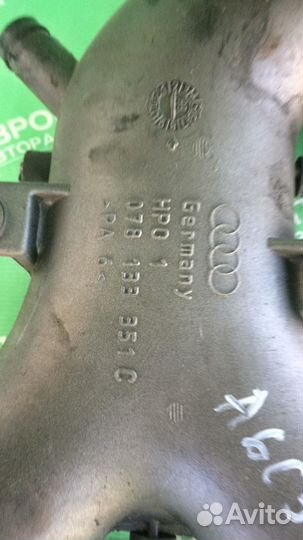 Воздуховод интеркуллера Audi A6C5 2.7T 2001-2005