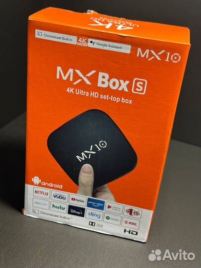 Приставка SMART TV Медиаплеер Mx10box Android