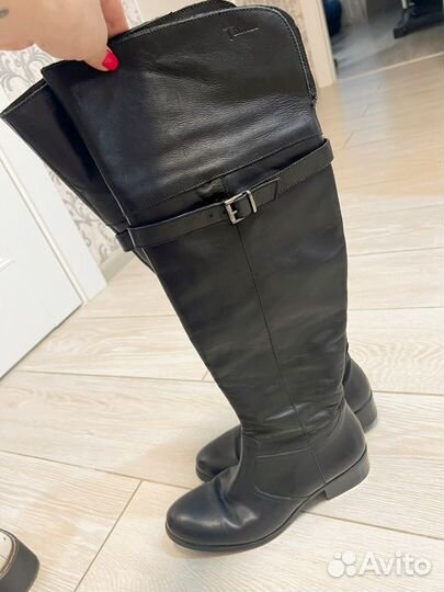 Сапоги женские кожа 37 осень
