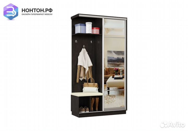 Прихожая-купе Эридан с сиденьем венге