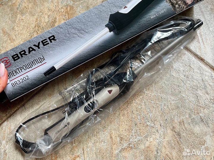 Щипцы для завивки волос brayer новые
