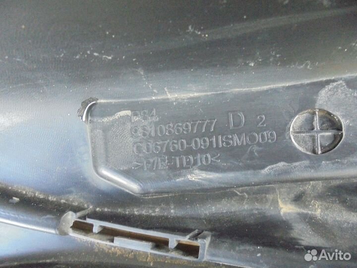 Накладка бампера переднего правая Peugeot 3008 2