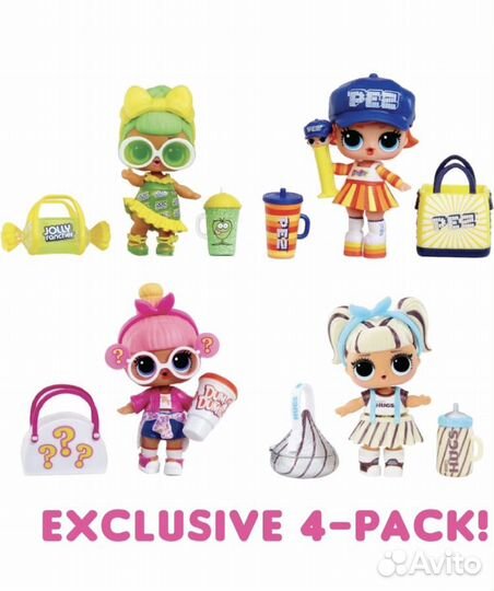 LOL Surprise Loves Mini Sweets Dolls 4-Pack