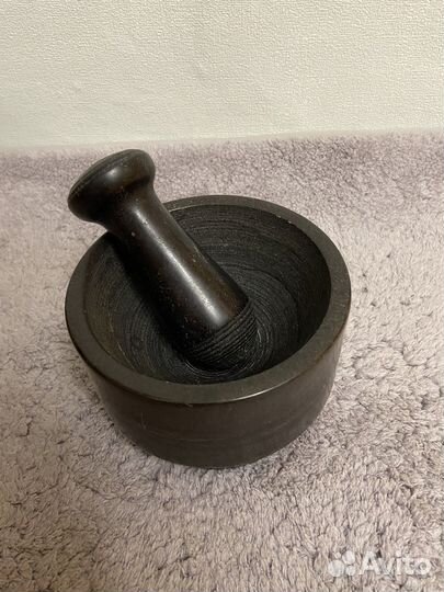 Мраморная ступка с пестиком