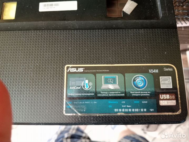 Asus x54h корпус